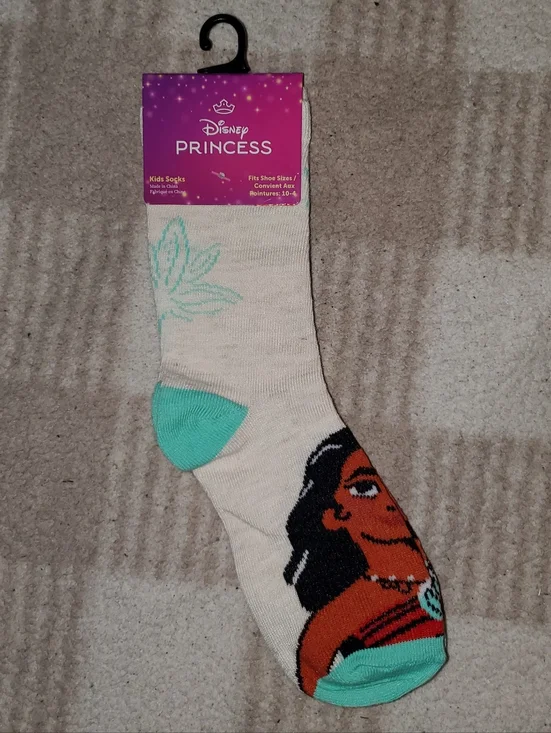 5 for $25 | NWT Disney Princess Moana Kids Crew Socks