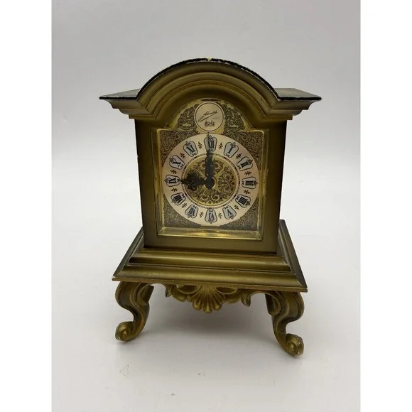 Vintage Swiss Alarm Clock Music Box 