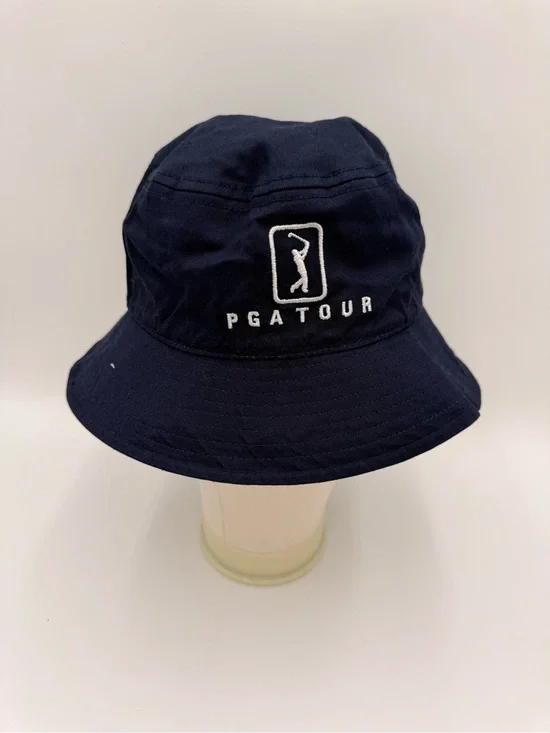 PGA Tour Blue Printed Bucket Hat Reversible