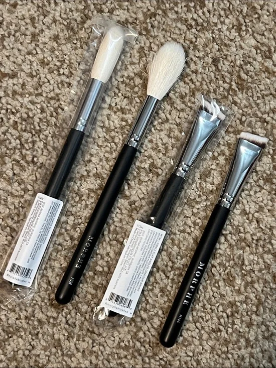 🎨 MORPHE Set of 4 Brushes M164 x 2 and M509 x 2 NEW