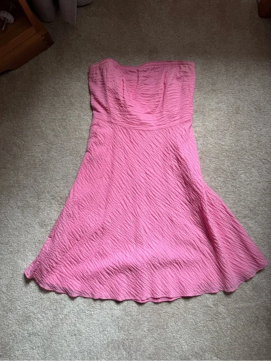 J. Crew Pink Cotton Dress