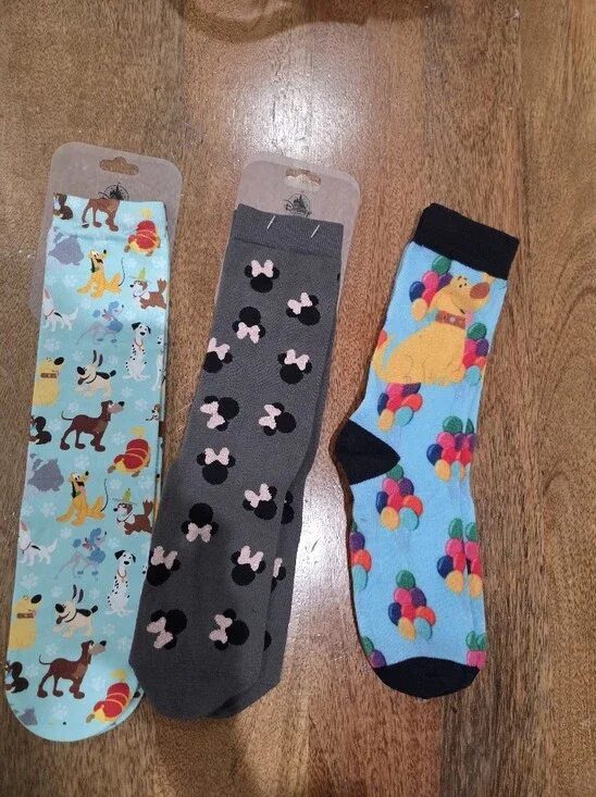 3-Pack  Character Socks - Disney-Inspired Prints
