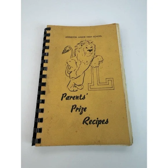 Lexington Junior High School Local Cookbook Cypress California 1974 Vintage