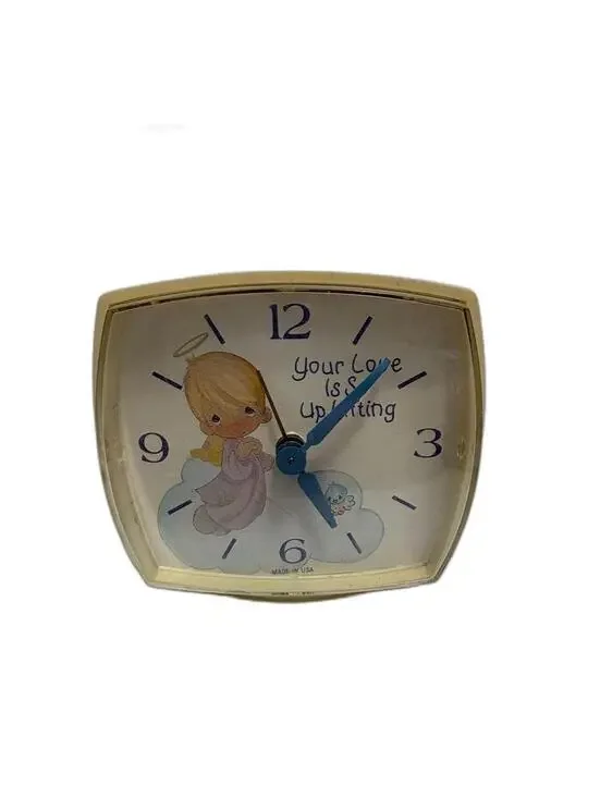 Precious Moments wind up clock