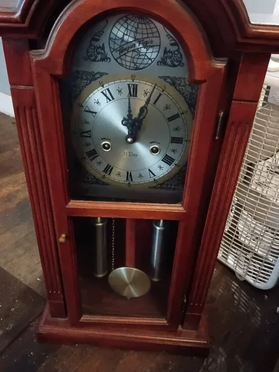 Waltham Tempus Fugit 31 Day Chiming Wall Clock NO Key