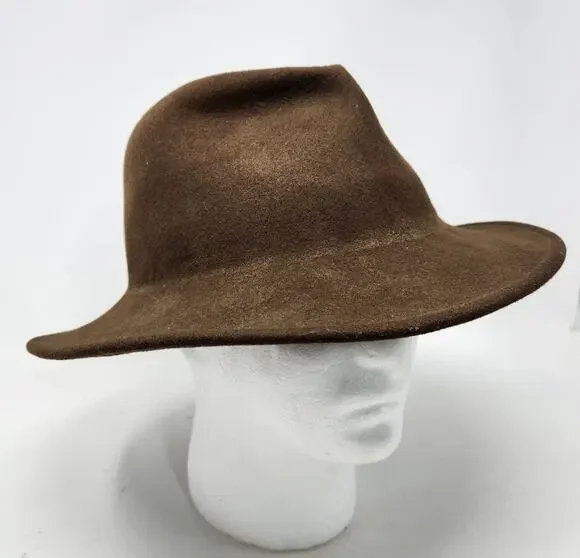 Vintage Country Gentleman Wool Outback USA Water Repellent Brown Mens XL Hat