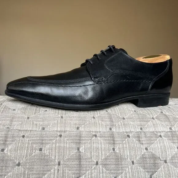 Lloyd Of Germany Oker Black Leather Lace Up Dress Shoes‎ Men’s 9 F Business Work