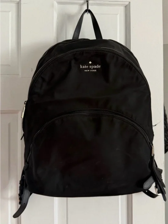 kate spade Black Nylon Laptop Backpack