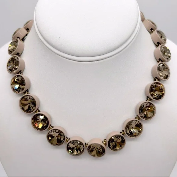 J. Crew Taupe Brulee Necklace