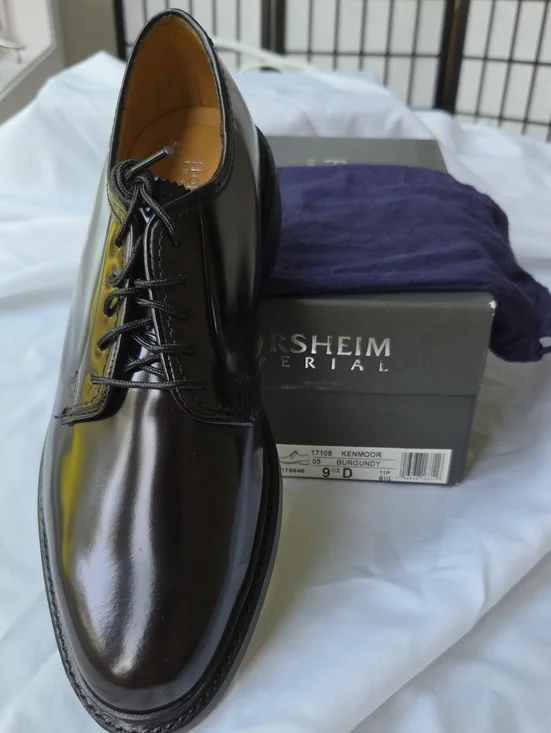 Florsheim Men's Leather Kenmoor in Deep Burgundy Never Worn