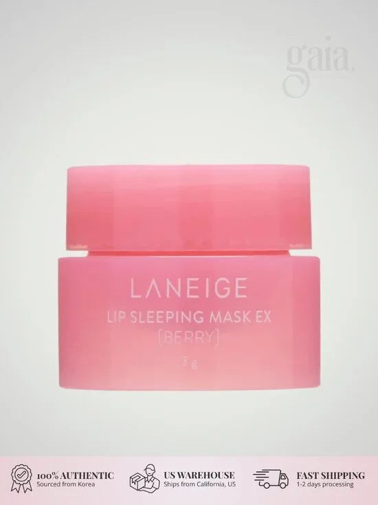 LANEIGE Lip Sleeping Mask EX Mini 3g Overnight Lip Mask Hydrating Berry