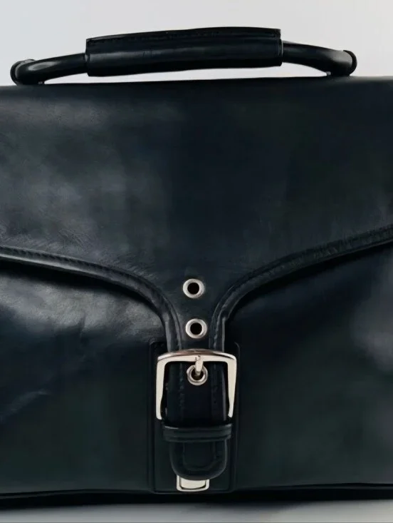 COACH LEATHER LAPTOP/MESSENGER BAG
