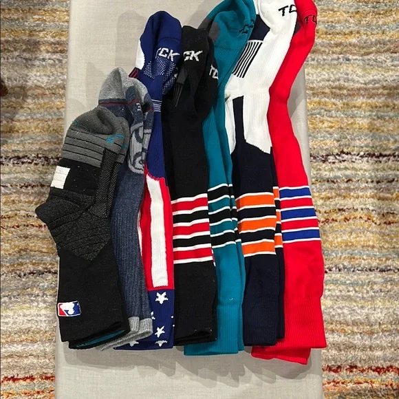 TCK Men's Colorful Athletic Socks