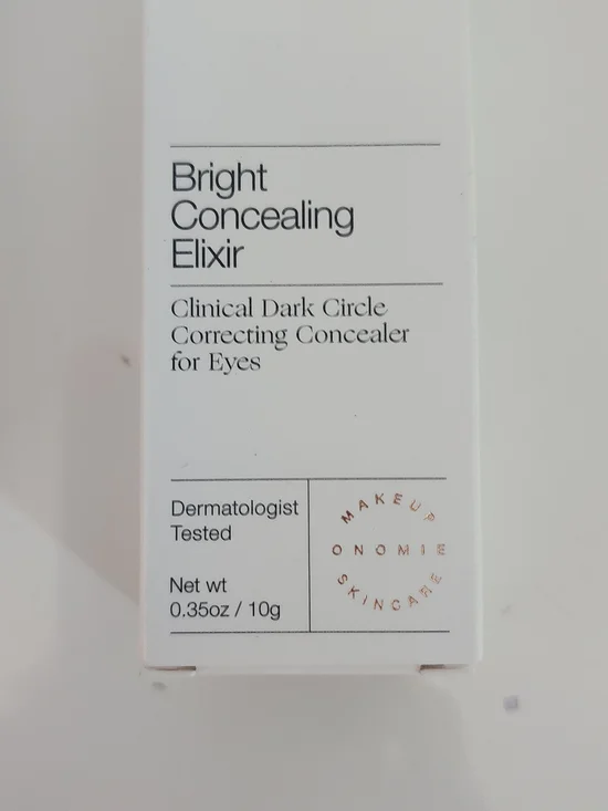 Onomie Bright Concealing Elixir Concealer Dermatolgist Tested