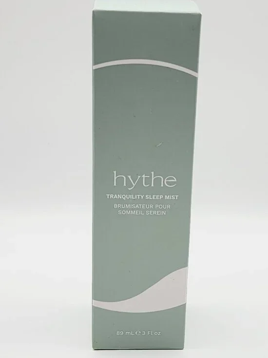 Hythe Tranquility Sleep Mist 3 oz Lavender Pillow Spray Rice Water Witch Hazel