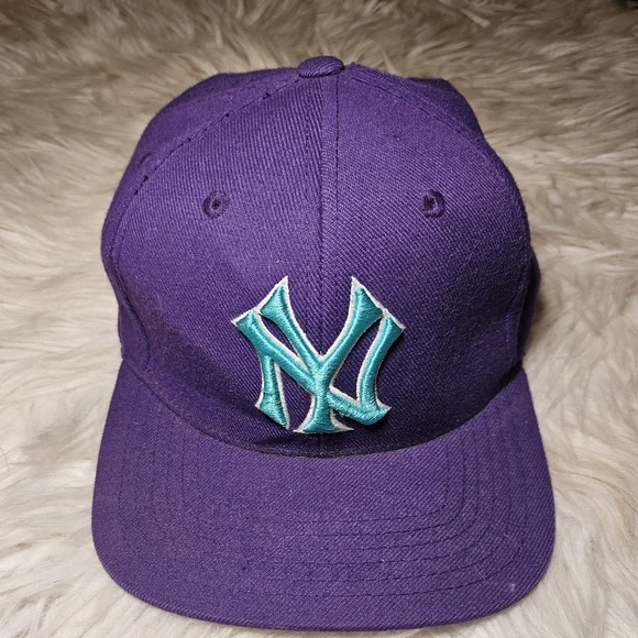 New York Yankees Snapback | Purple & Teal | American Needle Cooperstown