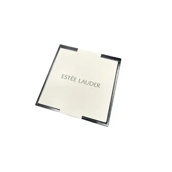 💄Estée Lauder Compact Mirror Ivory Black Square Vintage Retro Y2K Travel Vanity