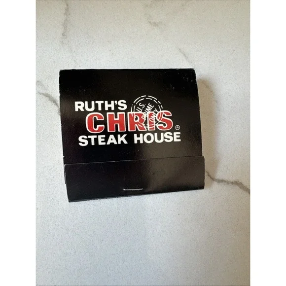 Matchbook Ruth's Chris Steak House Restaurant Advertising Unstruck