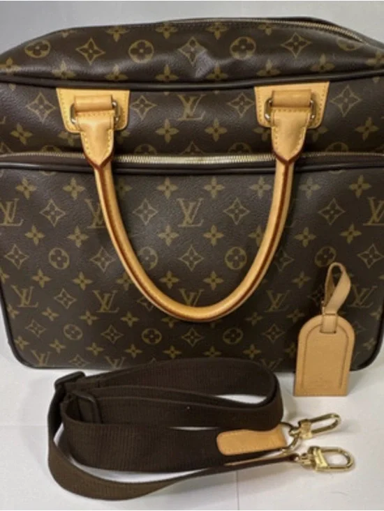 Louis Vuitton Monogram Canvas Laptop Briefcase in Brown and Tan