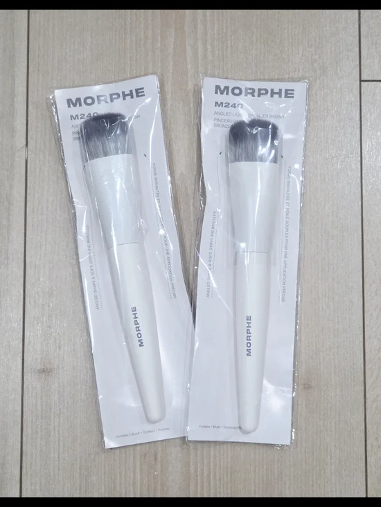 Morphe M240 Angled Liquid Bronzer/Liquid Brush — X2