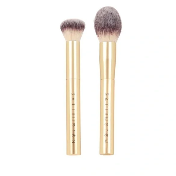 BATTINGTON BEUTY _ Powder and Contour Brush Set