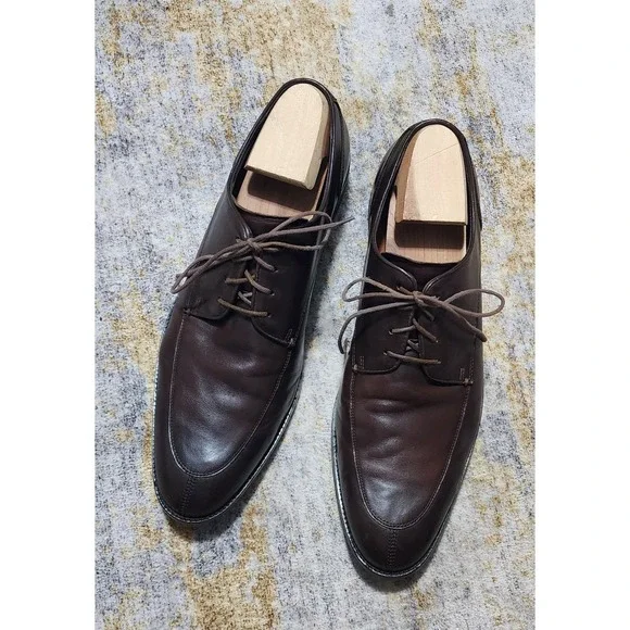 Cole Haan Men's Grand.0S Brown Leather Lace Up Oxfords Size 12 M  743 02