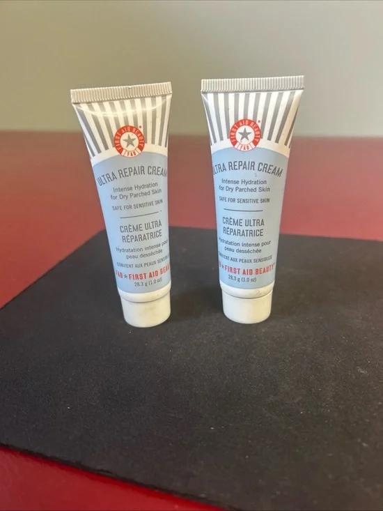 2 First Aid Beauty Ultra Repair Cream Intense Hydration Dry Parched Skin 1 Oz Ea