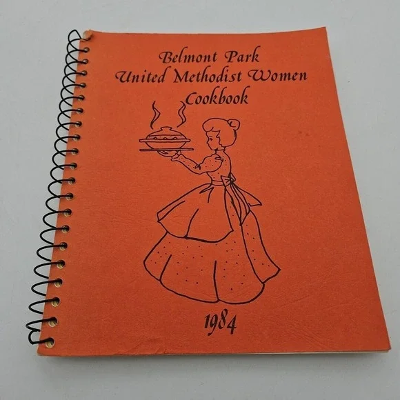 Vintage Cookbook Belmont Park United Methodist Women Cookbook 1984 VTG