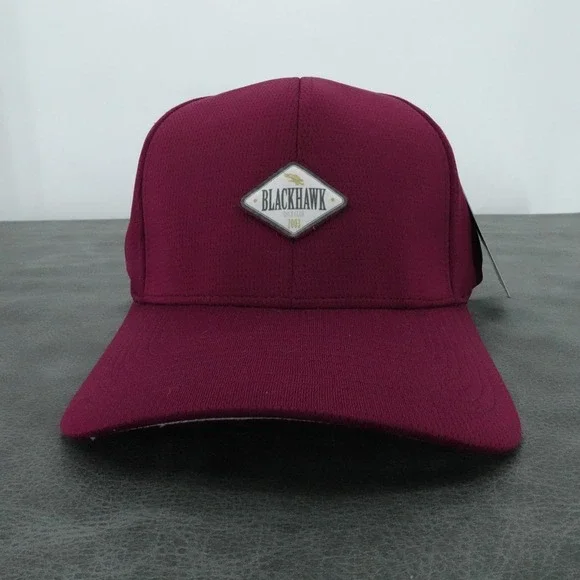 Blackhawk Golf‎ Club Hat Maroon Levelwear Adjustable Performance NWT