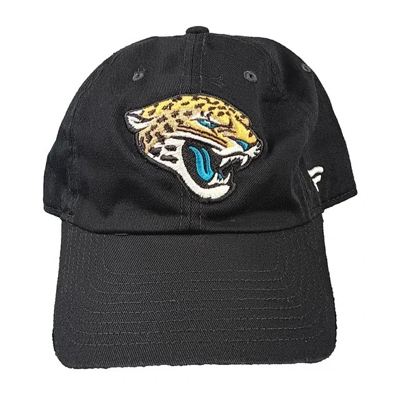 Jacksonville Jaguars‎ Cap Mens Black Logo Football NFL Adult Hat Adjustable