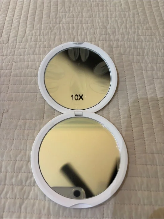 Rodan + Fields White Compact Travel Mirror