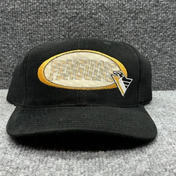 Pittsburgh Penguins Vintage Hat Strap Back‎ American Needle Robopen Strap