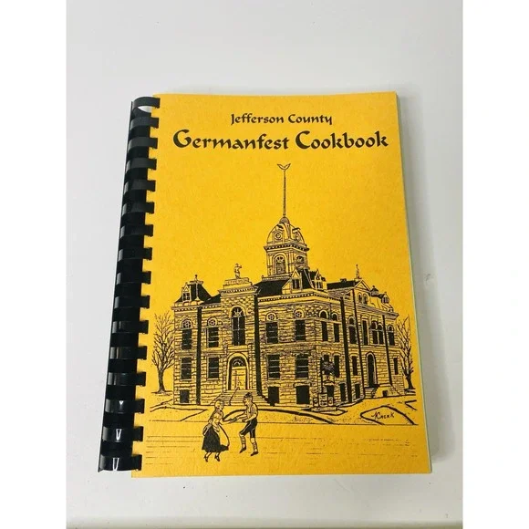 Jefferson County Germanfest‎ Cookbook 1991 Fairbury Nebraska Vintage Recipes