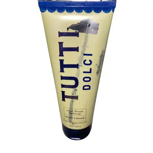 Bath & Body Works Tutti Dolci Sweet Lemon Buttercup Body Cream - 8oz