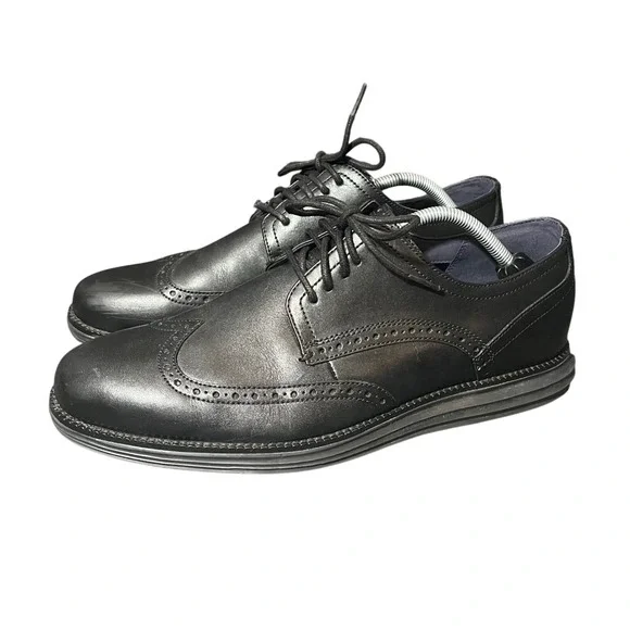 Cole Haan OriginalGrand Wingtip Oxford Mens 11M Black Leather C27984