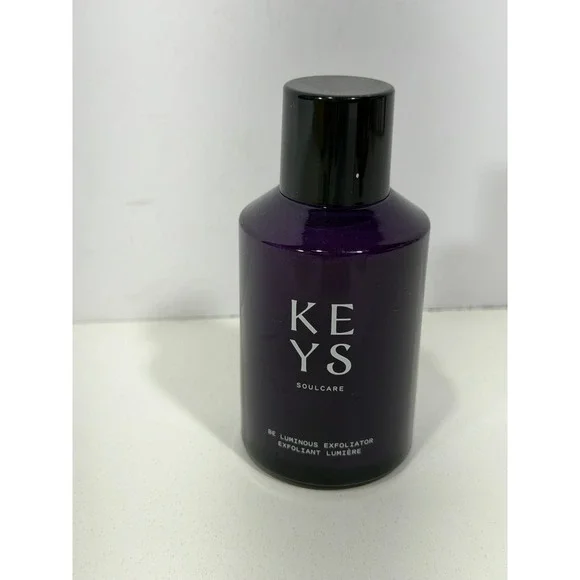 Keys Soulcare Be Luminous Exfoliator Powder Hojicha Lactic Acid 2.29oz Purple