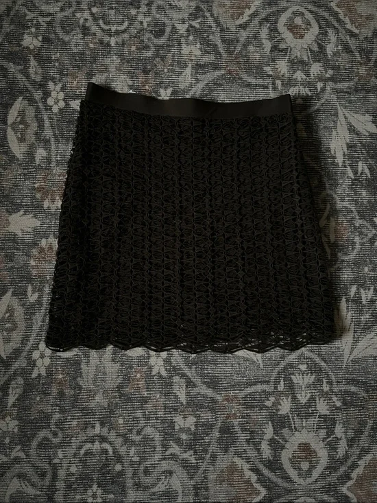 J. Crew Olive Merino Knit Mini Skirt