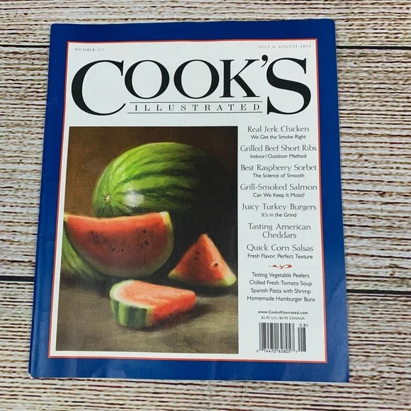 Cook's Illustrated‎ Magazine [July August 2012] Recipes Cooking Food