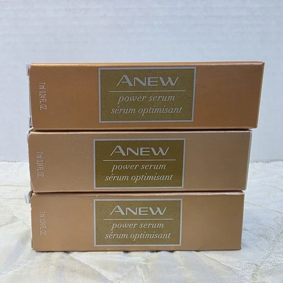 3 Avon Anew Power Serum Anti-Aging Products  .24 oz  Size New