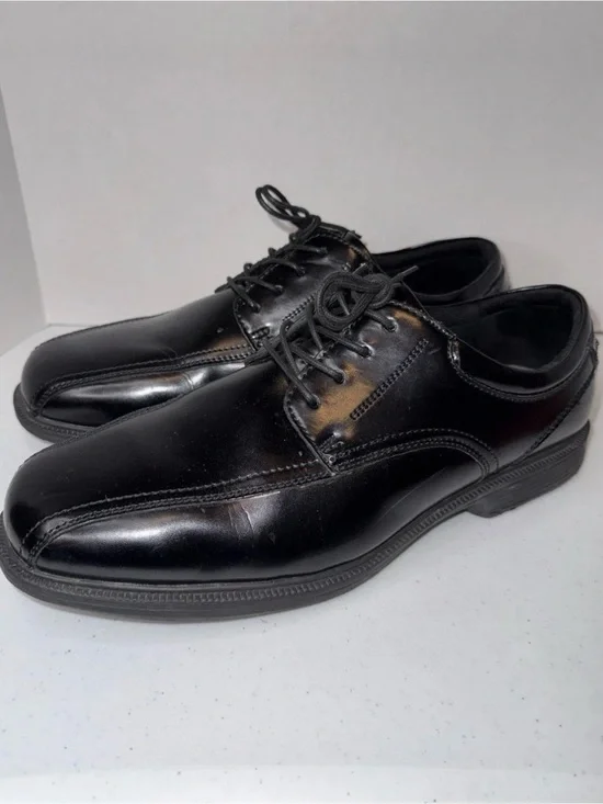 Nunn bush Men's 13 XW Black Classic Lace-Up Dress Shoes