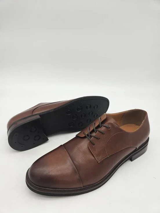 NORDSTROM RACK Ryden Cap Toe Derby Mens Brown Sz 12M