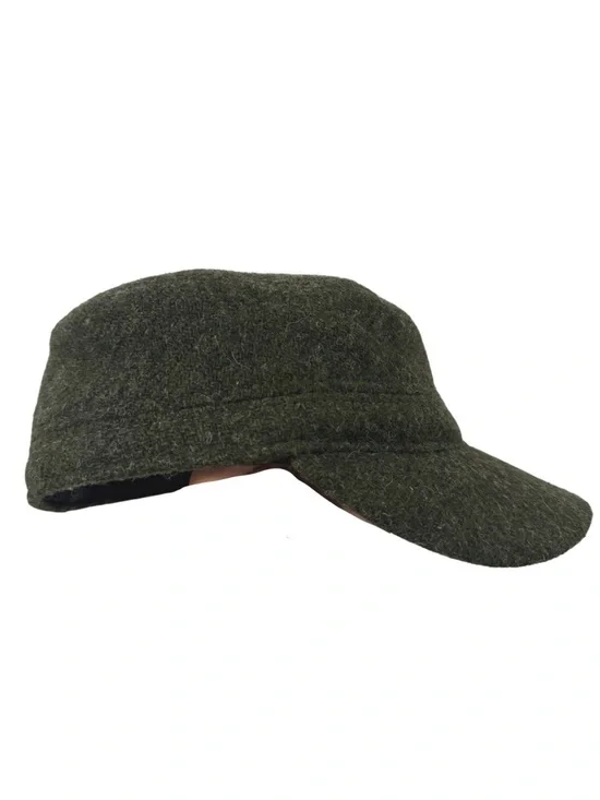 Sterkowski military style Harris tweed fisherman cap Size Medium