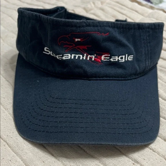 Screamin' Eagle Navy Blue Visor