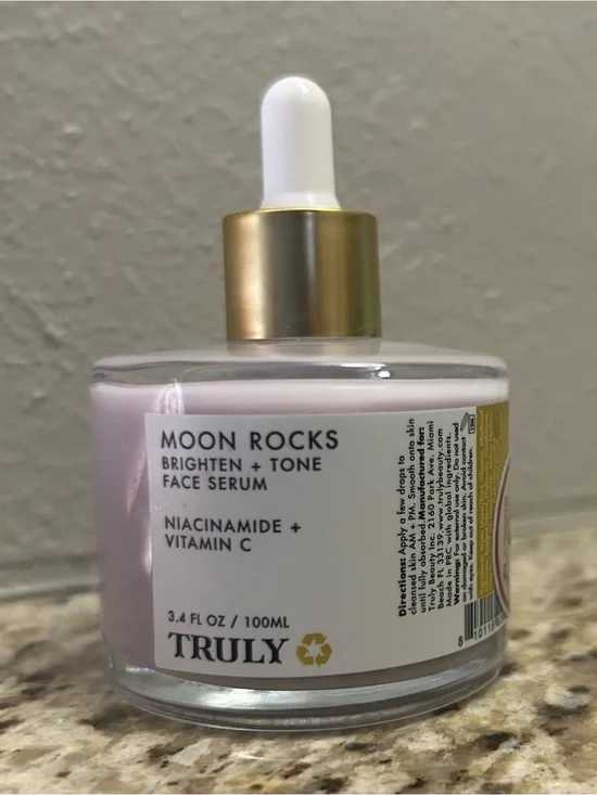 TRULY Moon Rocks Brighten + Tone Face Serum - 3.4 oz.