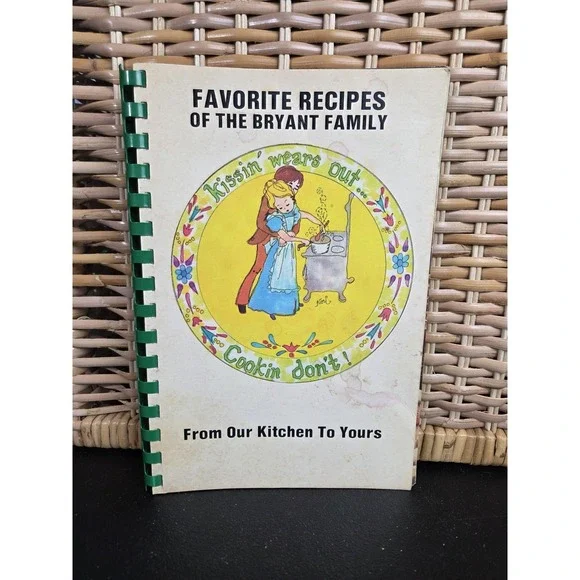 Bryant Family Reunion Cookbook 1983 J.T. Bryant‎ NC VA TN IN KY