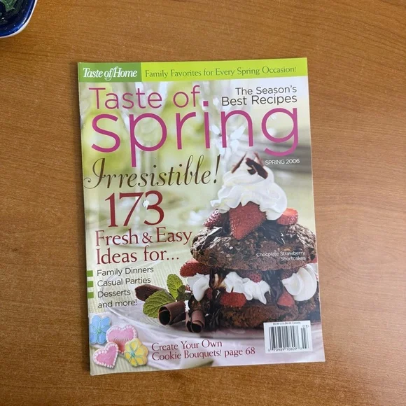 Taste‎ of Home Spring Recipes in Green and Pink