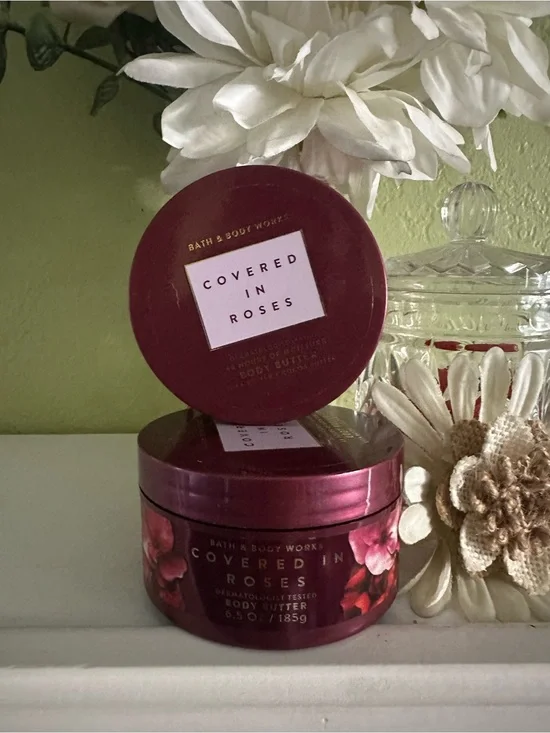 Bath & Body Works Covered in Roses Body Butter - Deep Berry X2