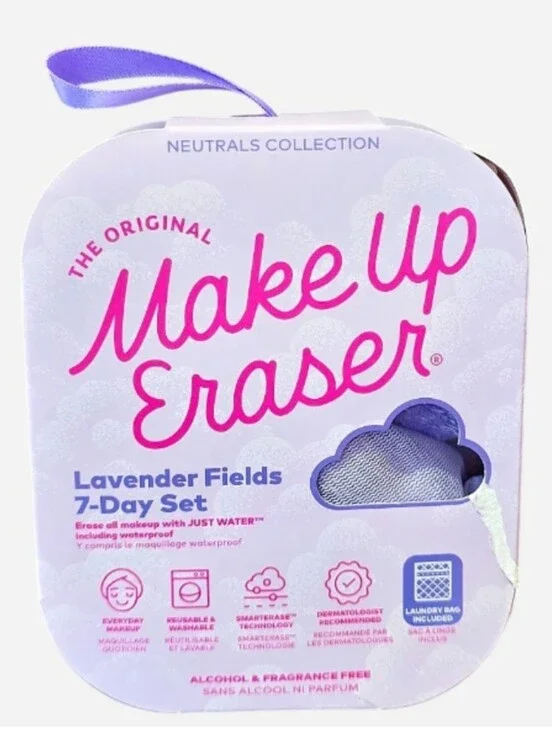 MakeUp Eraser Lavender Fields 7-Piece Washcloth Set