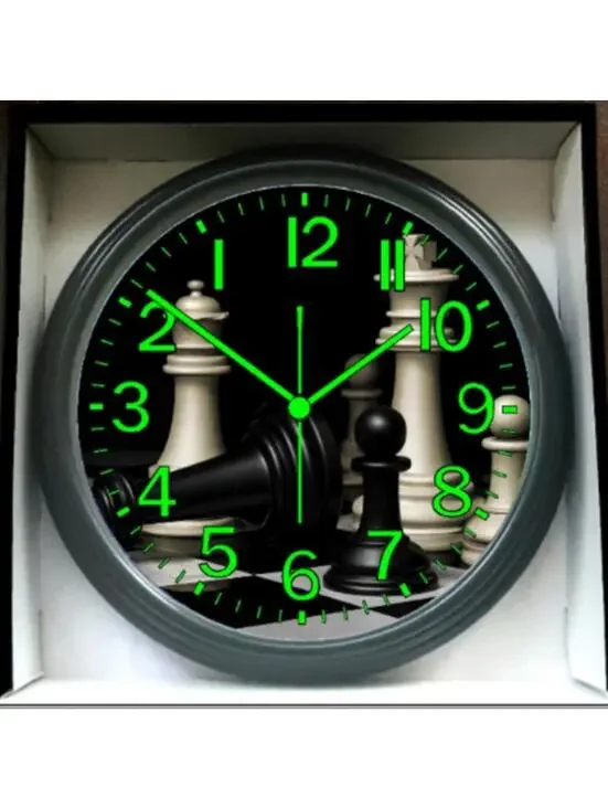 Glow-in-Dark Reverse Clock Chess Board - Ancient Wisdom Meets Modern Gaming
