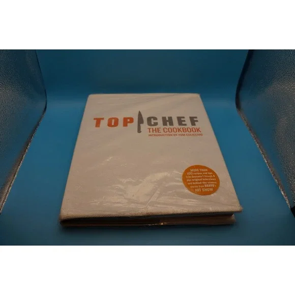 Top Chef The Cookbook Bravo TV Seasons 1-4 Tom Colicchio Hardcover Canvas Cover